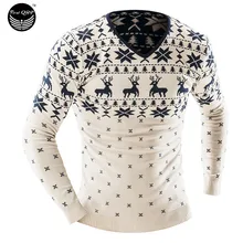 2016 Men’S Fashion Animal Print Sweater Men Leisure Slim Pull Homme O-Neck Long-Sleeved Sweater Solid Sweater Sweater Men XXL YU