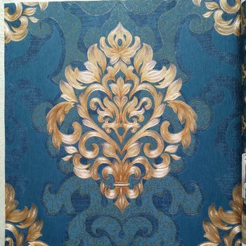 

BOSTONIVY 3 d Wallpaper Rolls Papel De Parede Palma Murals Damask Wall Paper Roll Modern Stereo 3D Mural Wall Paper Roll 10M