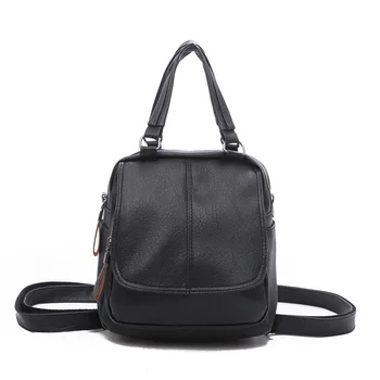 

2019 Multiple Style Lady Women PU Leather Rucksack Travel Shoulder Bag Girls Ladies Vintage School Backpacks Crossbody Bagss