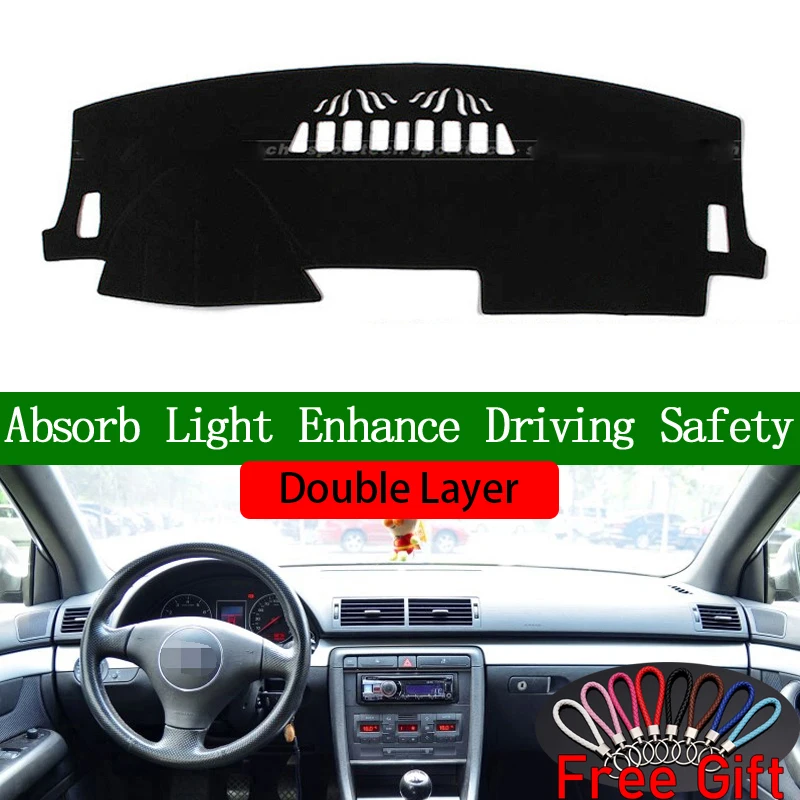 Двухслойные автомобильные наклейки для AUDI A4 A4L 2003 2004 2005 2006 2008 крышка приборной