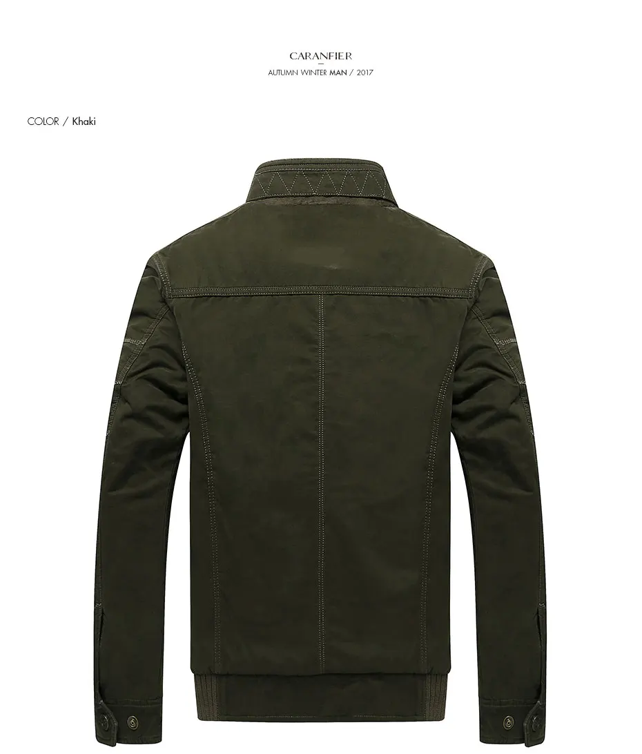 CARANFIER, зимняя мужская куртка, высокое качество, флис, повседневная, Армейская, военная, тактическая, мужская куртка, Бизнес Мода, ветрозащитная, M~ 3XL