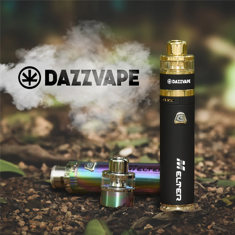 

Authentic Dazzvape Melter Wax Pen Kit Adjustable Airflow Magnetic Atomizer With Triple Quartz Coil 1400mAh Vapor Starter Kits