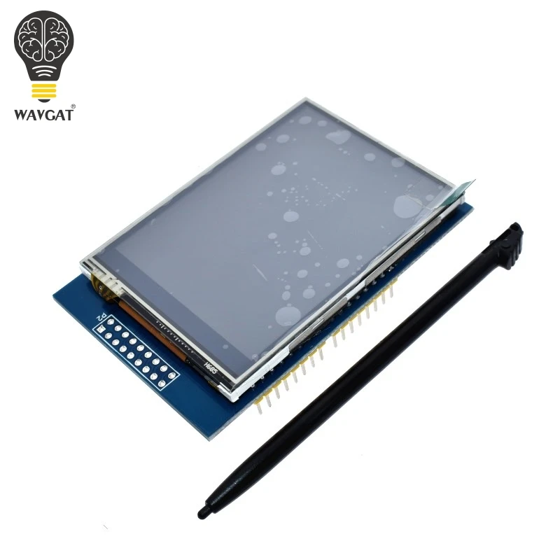 

WAVGAT 2.8 Inch 3.3V 300mA TFT LCD Shield Touch Display Module For Arduino UNO With Resistive Touch Panel DIY Kit