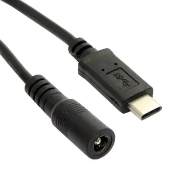 

10pcs/lot 2pcs USB-C USB 3.1 Type C to DC 5.5 2.5mm Power Charge Cable for New