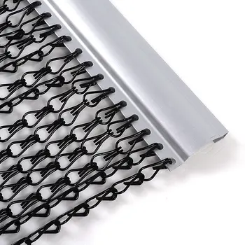 

90*210cm Premium Aluminium Insect Door Curtain Chain Screen