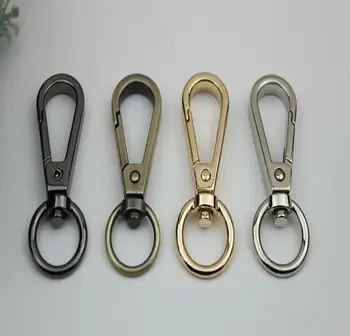 

Free shipping (10 PCS/lot) 4 color key chain Big lobster clasp dog buckle connections handbags hook diy bag accessories