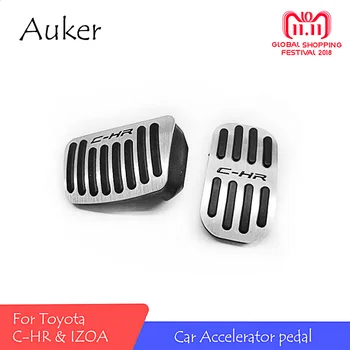 

For Toyota C-HR C HR CHR 2016 2017 2018 AT Accelerator Gas Pedal Brake Pedal Cover Accessories Car Styling