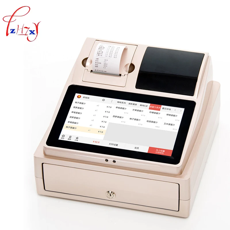 

10.1 inch Touch Screen Android Tablet PC Electronic Cash Register money Register all in one POS Terminal System S5