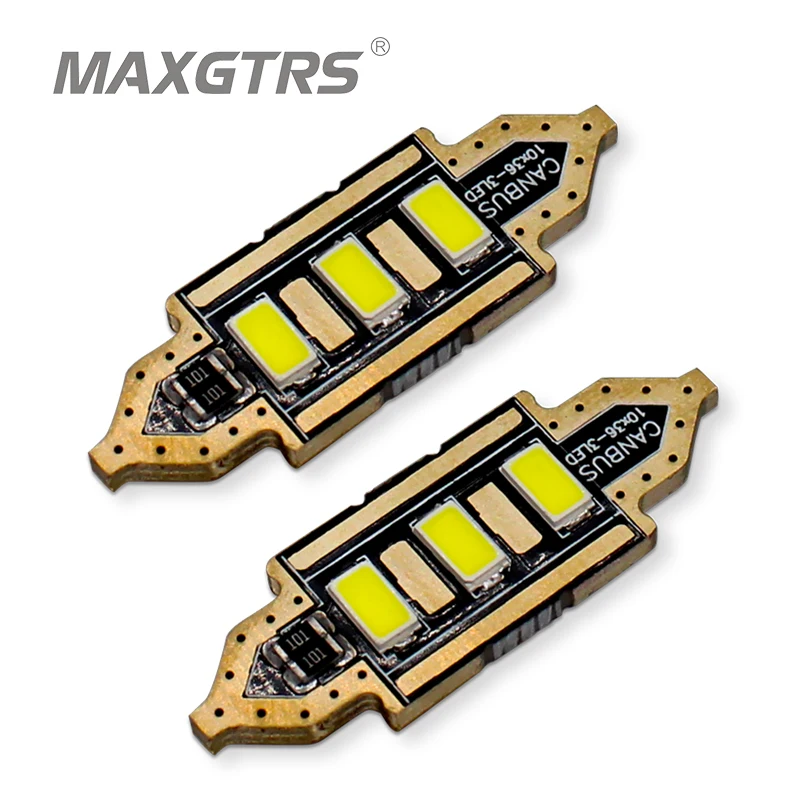 

5x C5W Festoon LED Bulb 31/36/39/41MM 5730 SMD CANBUS Auto Interior Light Car lamp Super Bright Door Dome License Plate White