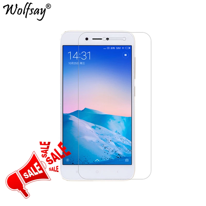 

Wolfsay 2PCS Glass Xiaomi Redmi 5A 6a 4a Screen Protector Tempered Glass for Xiaomi Redmi 5A 5 Plus Film Xiaomi Mi A2 Lite Glass