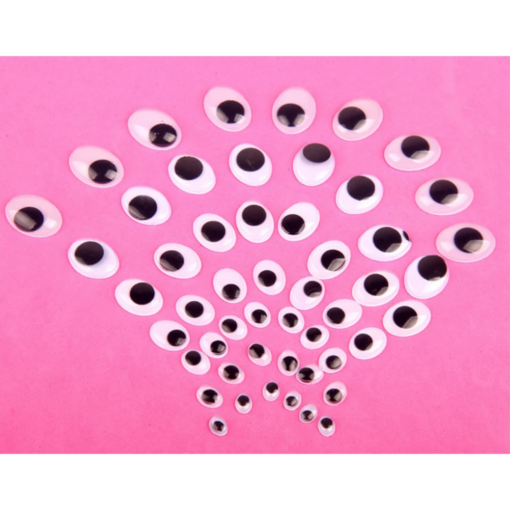 

100 PCS 5mm/7mm/8mm/10mmNot Self-adhesive Dolls Eye For Stuffed Toys Dolls Googly Black Eyes For Doll Accessories