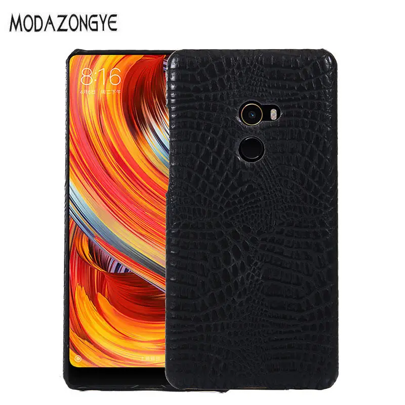 Для Xiaomi Mi Mix 2 чехол Mix2 Роскошный PU кожаный твердый пластиковый на заднюю панель