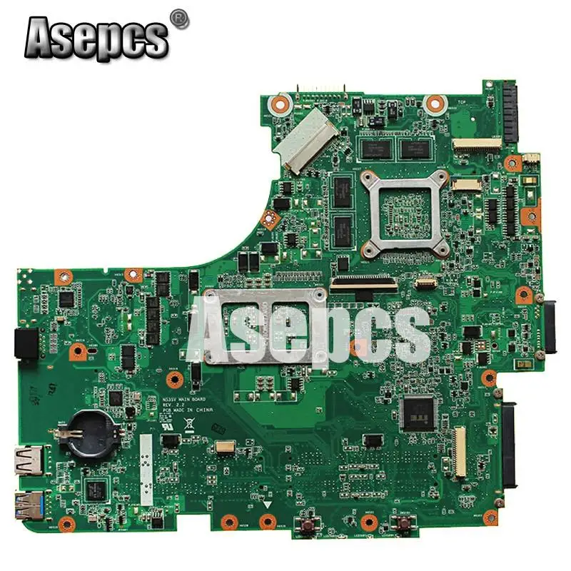 Asepcs N53SV материнская плата для ноутбука ASUS N53SN N53SM N53SV N53S N53 Тесты оригинальная материнская плата GT540M 1 ГБ HM65