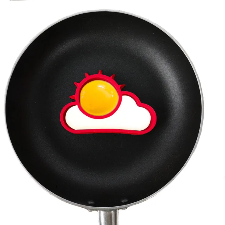 

1 Piece Egg mold Cloud shape silicone Kids Shaper sun fried eggs cooking cute