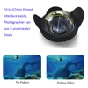 Seafrogs 67mm Thread Interface Dome Port Waterproof Wide Angle Dome Lens For SF -PH-02 Phone Housing Olympus TG4/5/6 Case 3