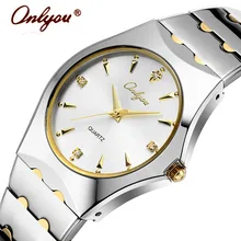 Poignet Montres Pour Femmes Hommes Quartz-Analogique Strass Café Or Bracelet En Acier Inoxydable Dames Robe Montre Relogio Feminino 8677