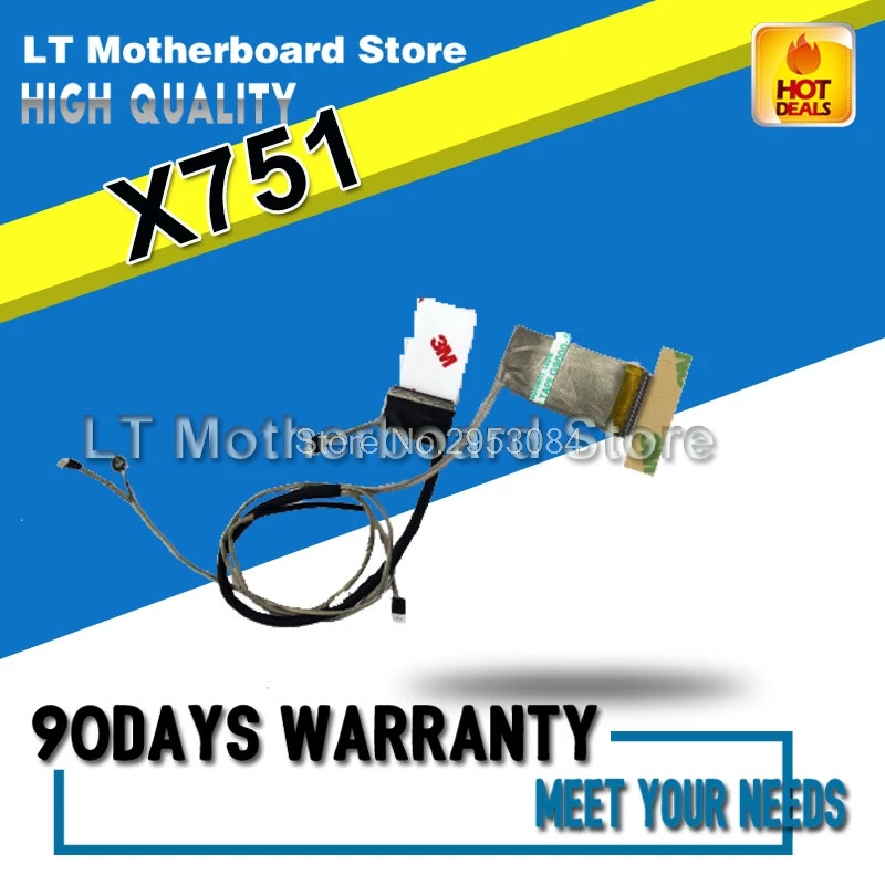 X751 сенсорный LVDS кабель LUXSHARE ICT для For Asus X751L F751 X751LD X751LN X751LX X751MA ноутбук гибкий экран