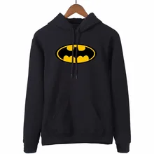 Бренд супер герой Бэтмен с капюшоном для женщин весна осень Kawaii толстовки женские черные толстовки теплый флисовый спортивный костюм для фанатов