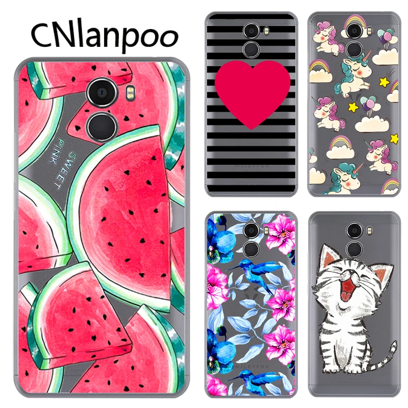 For Wileyfox Swift 2X Case Cartoon Mandala Painting Soft Silicone Phone Back Protective cover Coque Fundas |