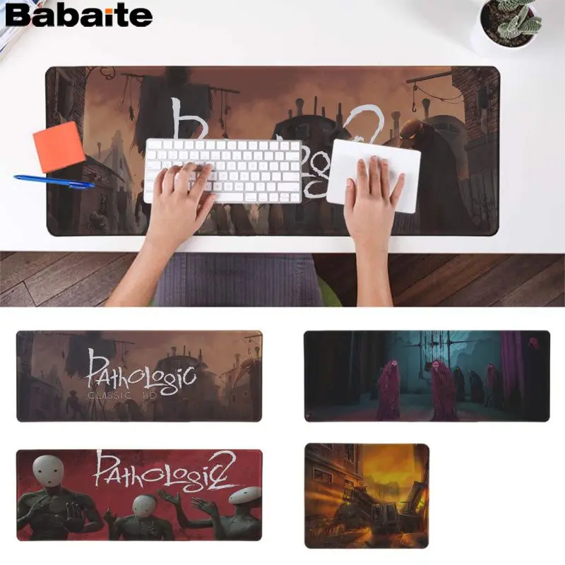 

Babaite Personalized Cool Fashion Pathologic 2 Locking Edge Mouse Pad Game Rubber PC Computer Gaming mousepad