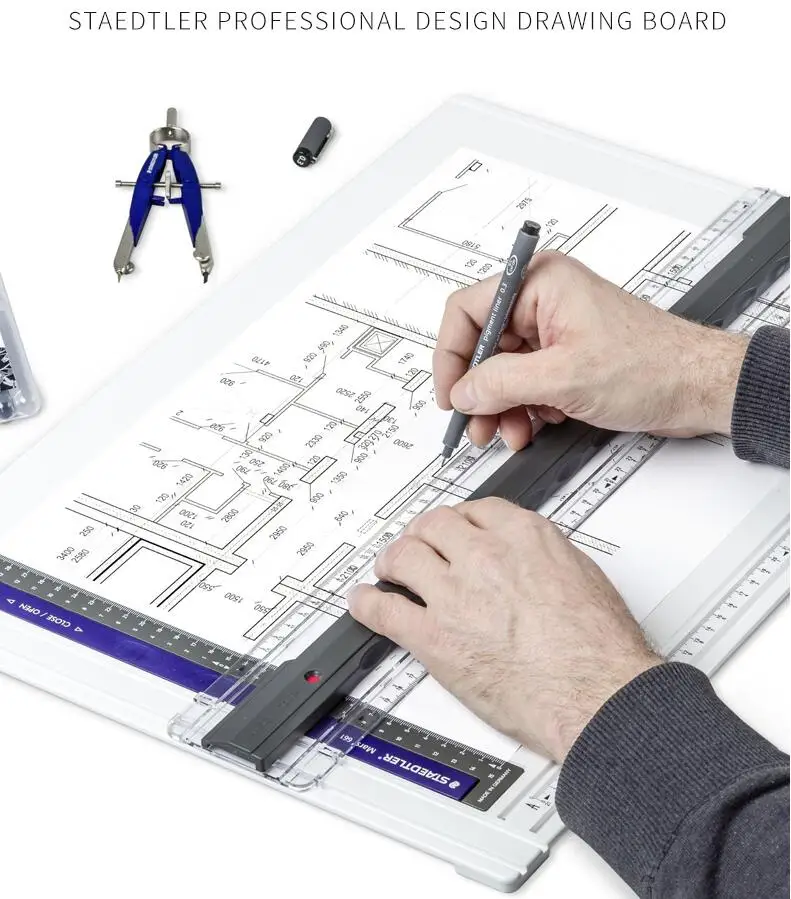 Противоскользящая доска для рисования A3 плоттер архитектурный дизайн Ручная роспись инженерный эскиз стол чертёжная доска A4 угловая линейка