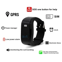 Elektronischen zaun Smart Armband 0,49 ”OLED IP54 smartwatch alle kompatibel anti-verlorene für die aged child smart watch phone