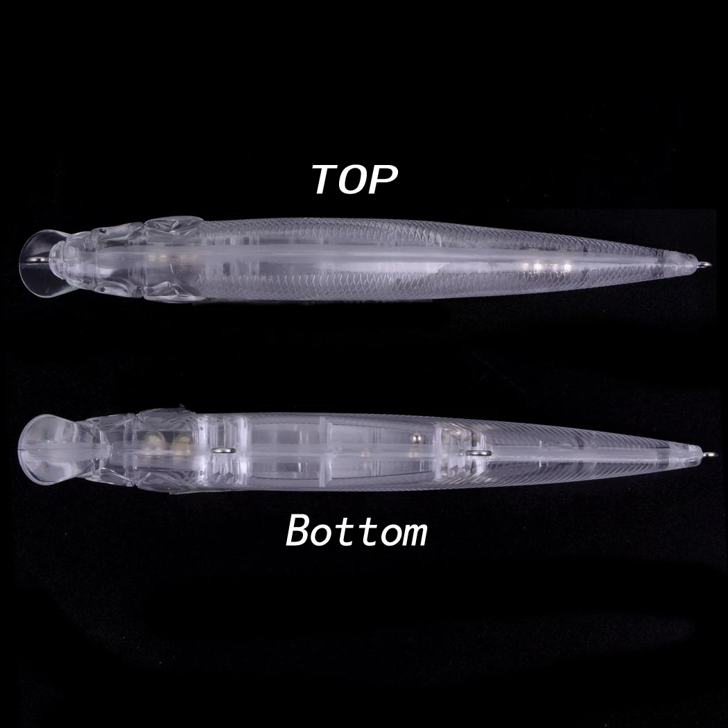 20 шт. 14 см/19,7 г Неокрашенный гольян воблер для рыболовной наживки Твердые воблеры ABS пустая приманка для бас рыболовные снасти для ловли щуки
