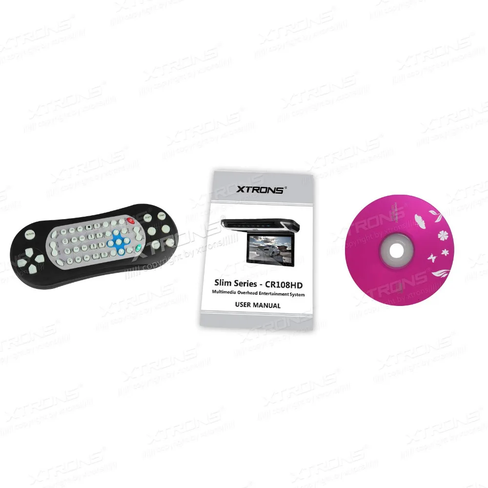 XTRONS монитор 1" автомобильный аудио HD цифровой TFT монитор сенсорная панель Автомобильная крыша dvd-плеер с HDMI портом светодиодный светильник ИК передатчик