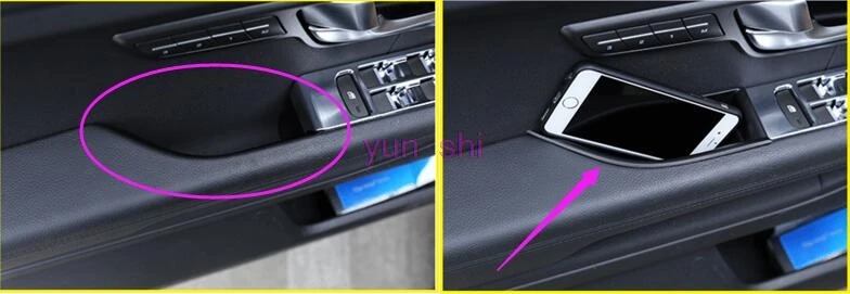 2 шт. ABS Автомобильный держатель для хранения дверных ручек крышка подлокотника