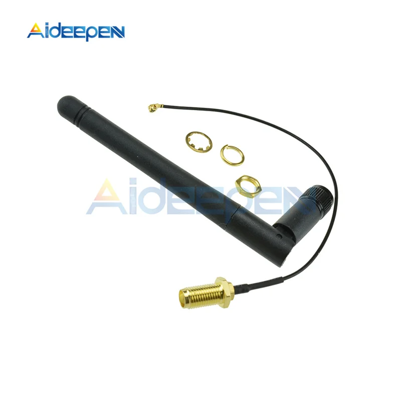 Беспроводная антенна SMA 11 см 2 4G дБ 5 усиление для NRF24L01 PA CC2500 модуля 20 IPX адаптер