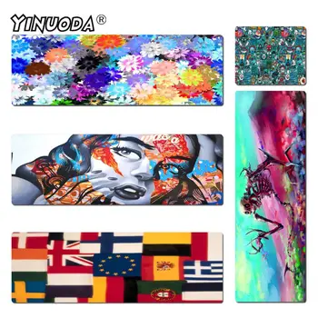 

Yinuoda My Favorite Clorful Print It's OK Gaming Or Office Mice Play Mats Size 300x600mm and 400x900mm