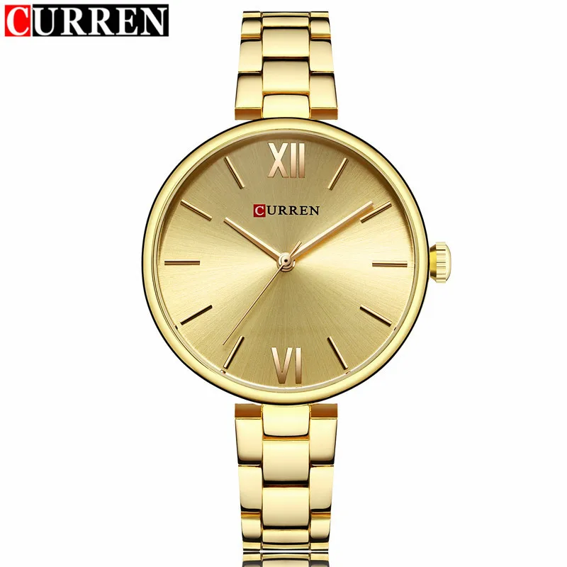 CURREN Women Watches Top Famous Brand Luxury Bracelet Quartz Watch