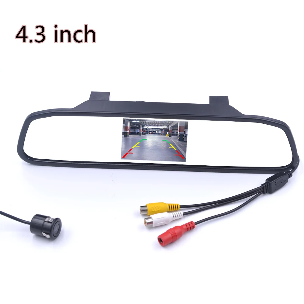 

4.3 Inch Car Monitor TFT LCD HD Digital Vehicle Screen For Parking Reversing Image Display With 8 LED Light Car Rear View Camera