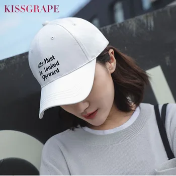 

Brand New Women Cotton Cap Baseball Hat Letter Embroidery Women's Autumn Spring Bone Snapback Hat Youth Street Cap Red Dad Hats