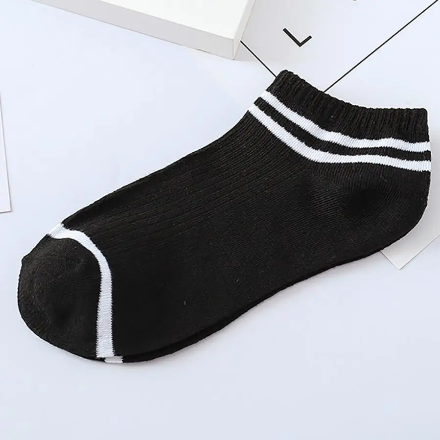 New Arrival 1Pairs Unisex Socks Stripe Comfortable Cotton Sock Slippers Short Ankle Breathable Summer Moistureproof Hocoks | Женская