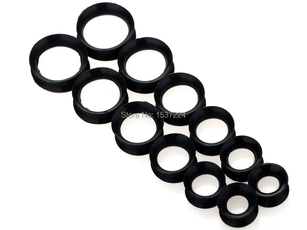 12pcs big size ear plug stretcher expander flare saddle earlets size 10 plugs