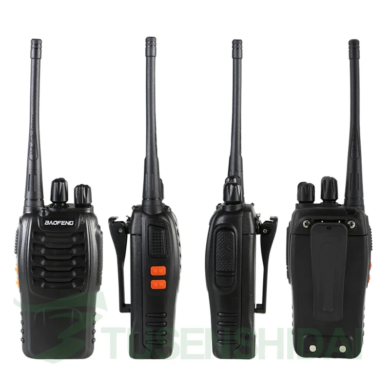 2 шт./лот Baofeng BF-888S 5 Вт дешевые UHF 400 мГц 470 черный любительский двухстороннее радио