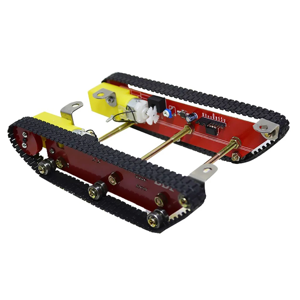 Smart Robot Car Tank Tracked Chassis Alloy Metal Platform with Motors - Science    DIY Learning Robotic Tank Automation Car