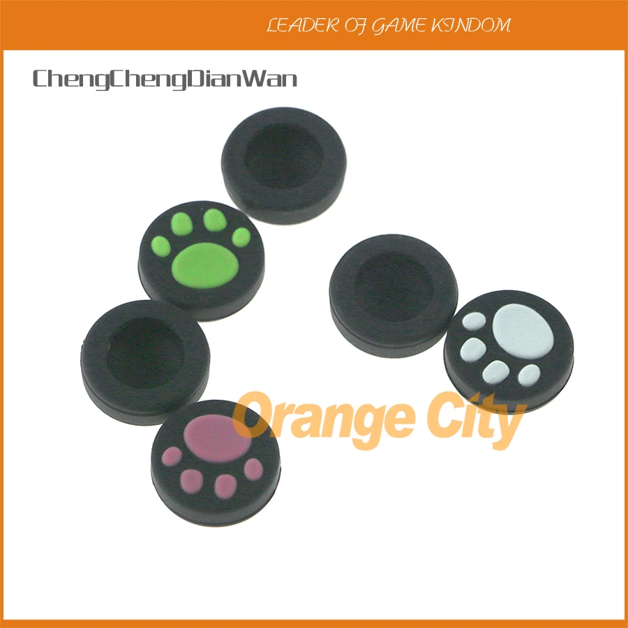 

500pcs Cat Paw Claw Silicone Thumb Grips Cover for Nintend Switch NS Analog Stick Caps Skin for Joy Con Joystick Grip