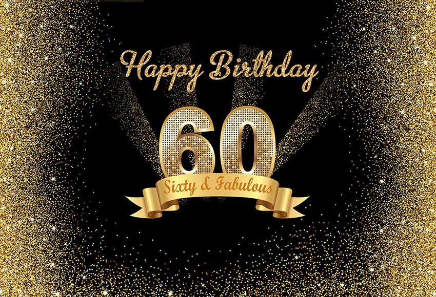 

Vinyl cloth Golden fabulous photography Backdrop Princess's 60th birthday party Photography Background For Studio Photo Props