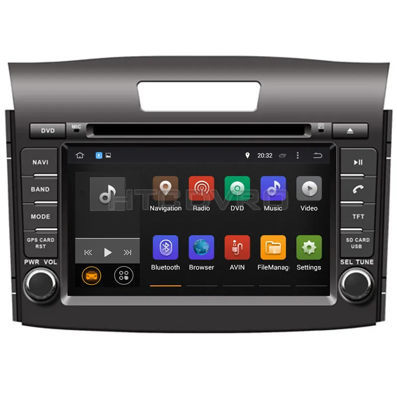 Clearance YMODVHT 7inch 4G Octa Core Android 9.0 7.1 Car DVD Player for Honda CRV 2012- GPS Navigation Auto RDS Radio Audio Video Stereo 12