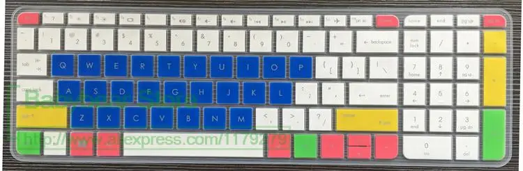 17 ''силиконовая клавиатура для ноутбука чехол протектор для hp павильон Envy 17,3 17-xxxx Серия / версия Звездные войны издание игр - Цвет: candyblue