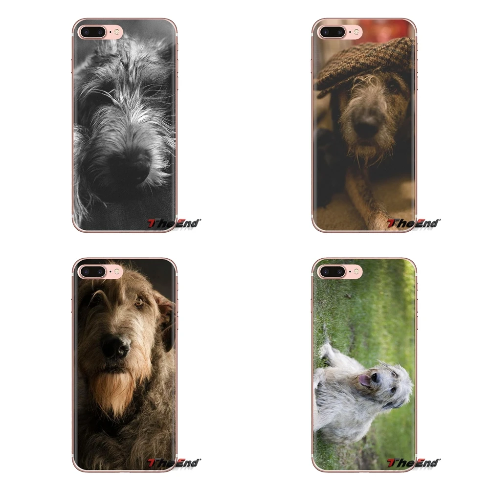 I Love My Irish Wolfhound Puppy Dog For HTC One U11 U12 X9 M7 M8 A9 M9 M10 E9 Plus Desire 630 530 626 628 816 820 830 Soft Cover |