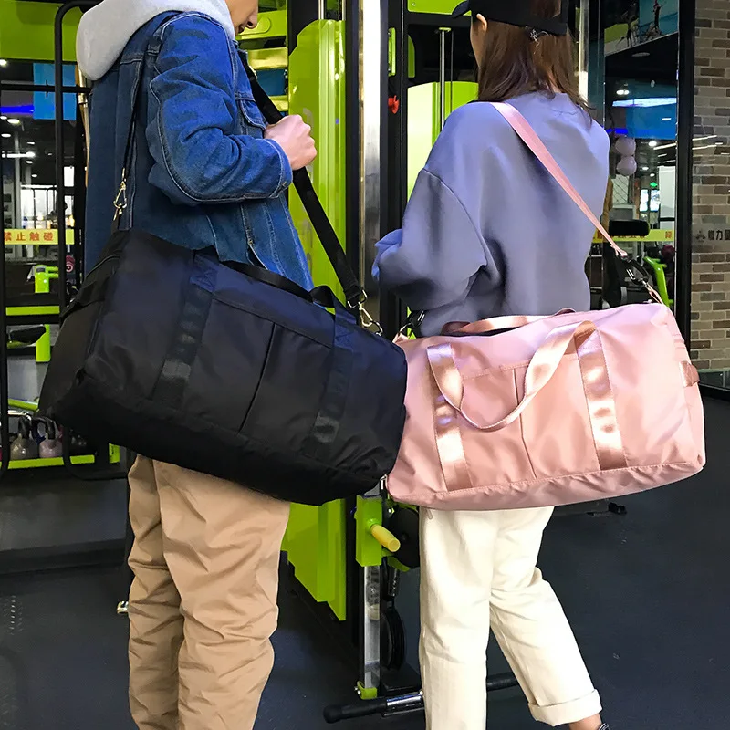 

Large Capacity Travel Bag Fashion Sport Shoulder Bags Portable Duffel Bag Dry and Wet Separation New Fitness Sports Bag