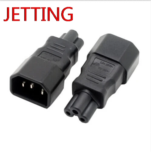 New 1PC Consumer Electronics Accessories Adapter IEC 320 C14 to C5 Adapter C5 to C14 AC