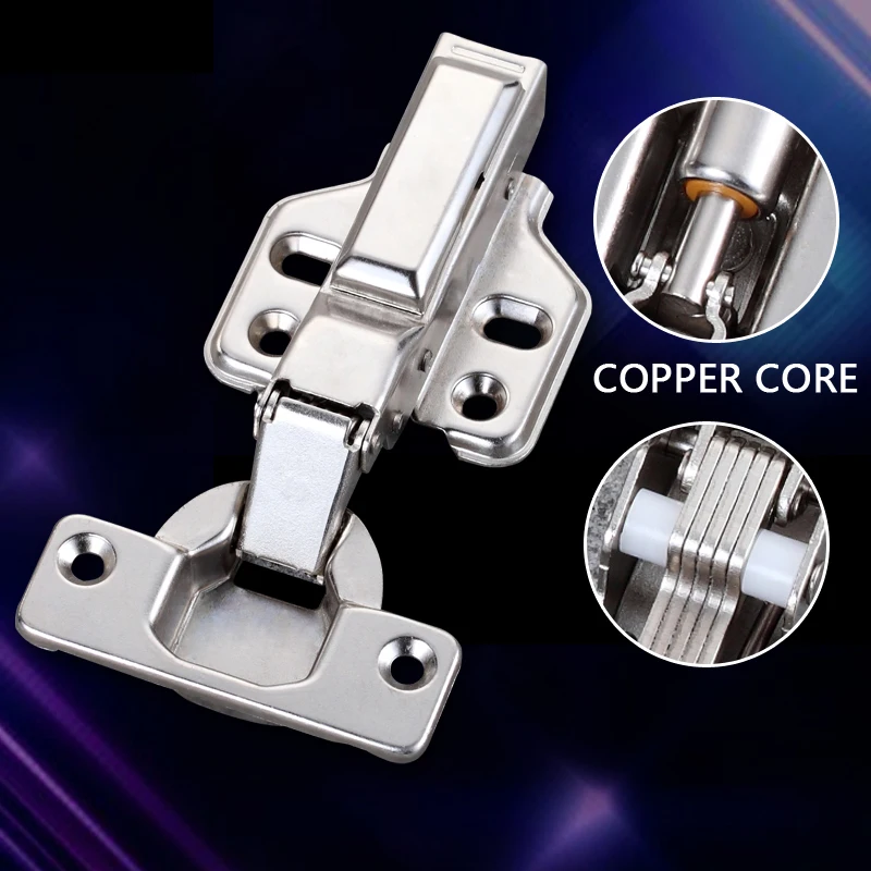 

Cabinet Hinge Hydraulic Furniture Door Hinges Copper Core Damper Buffer Soft Closer Cupboard Full/Half/Embed Cold Rolled Steel