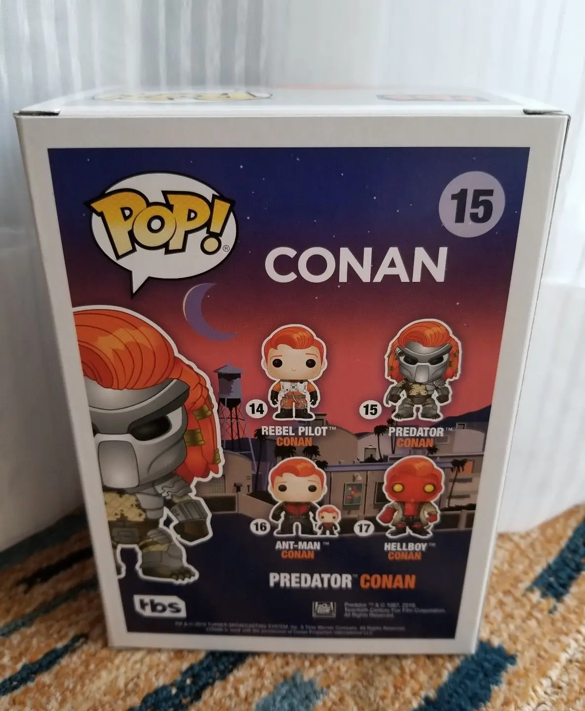 Коллекционная виниловая экшн фигурка хищника Конан Funko pop с коробкой и защитой