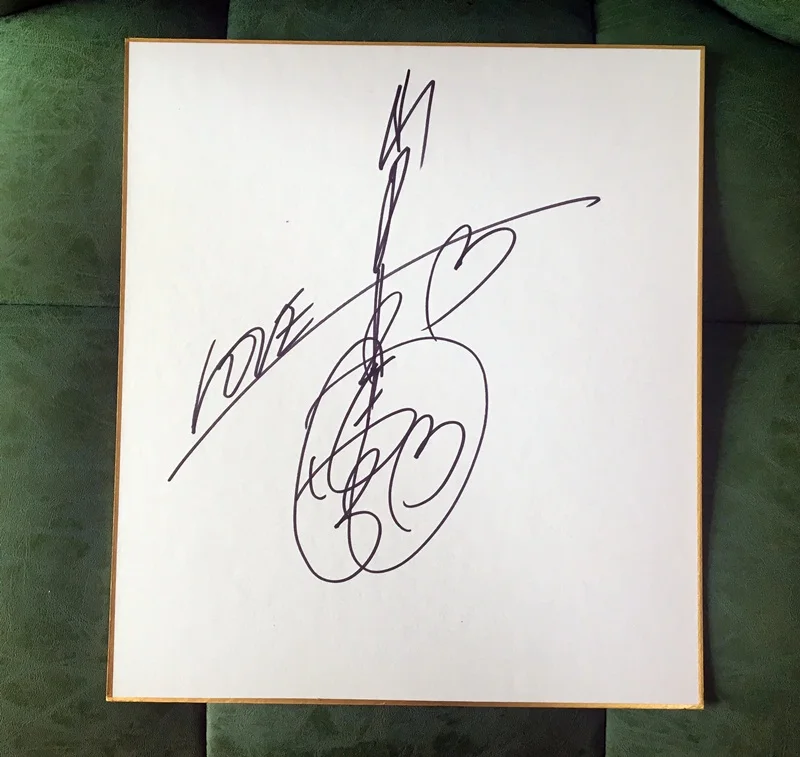 Ручная роспись Yamaguchi Momoe с автографом Shikishi Card художественная доска 032019 | Дом и сад