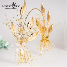 Gold Leaf baroque Bridal Hairbands Crown Vintage Headpiece Wedding Hair Accessories Bride Tiara Hair Jewelry Gift Gold Leaf baroque Bridal Hairbands Crown Vintage Headpiece Wedding Hair Accessories Bride Tiara Hair Jewelry Gift