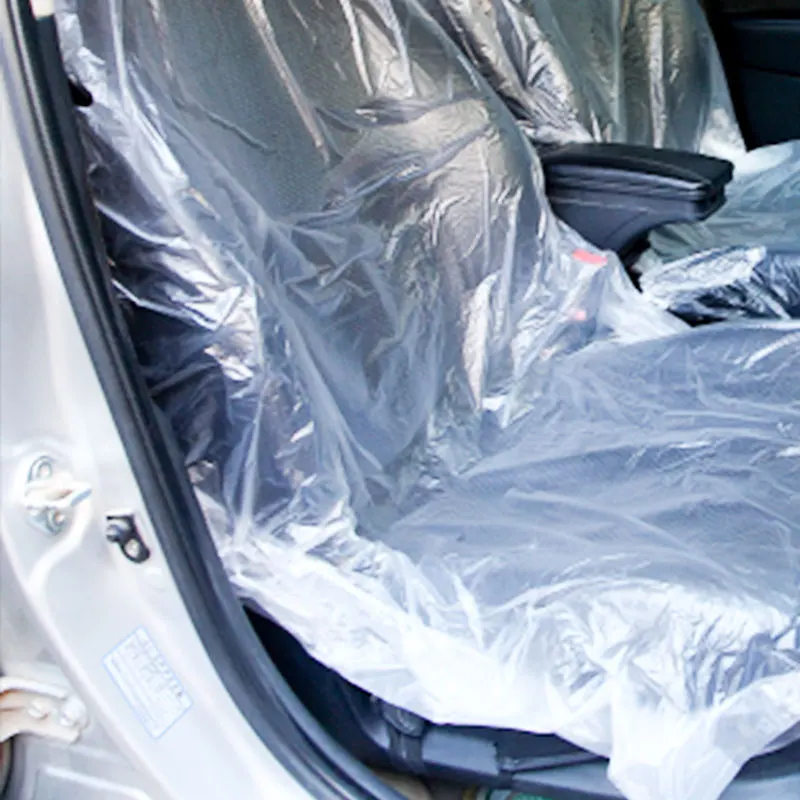 10pcs Car Van Vehicle Disposable Transparent Seat Covers